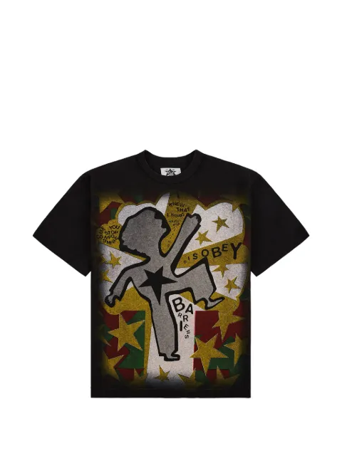 BARRIERS Disobey graphic-print T-shirt