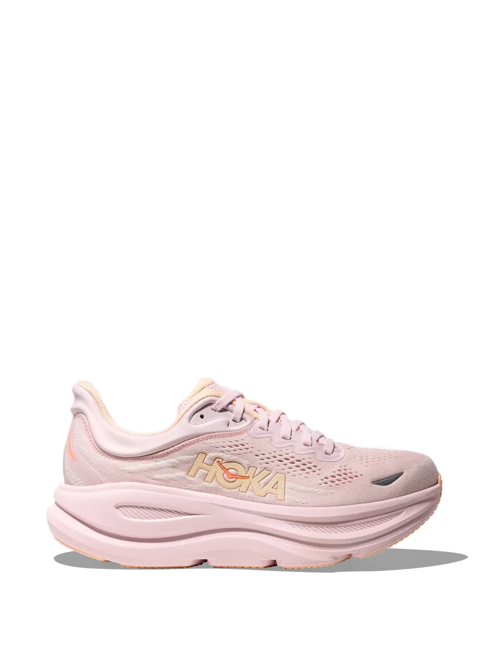 HOKA Bondi 9 lace-up sneakers - Rosa
