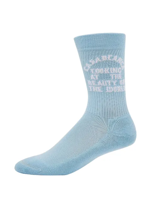 Casablanca ribbed socks 
