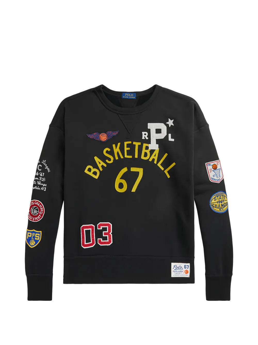 Polo Ralph Lauren appliqué-embellishments T-shirt - Schwarz