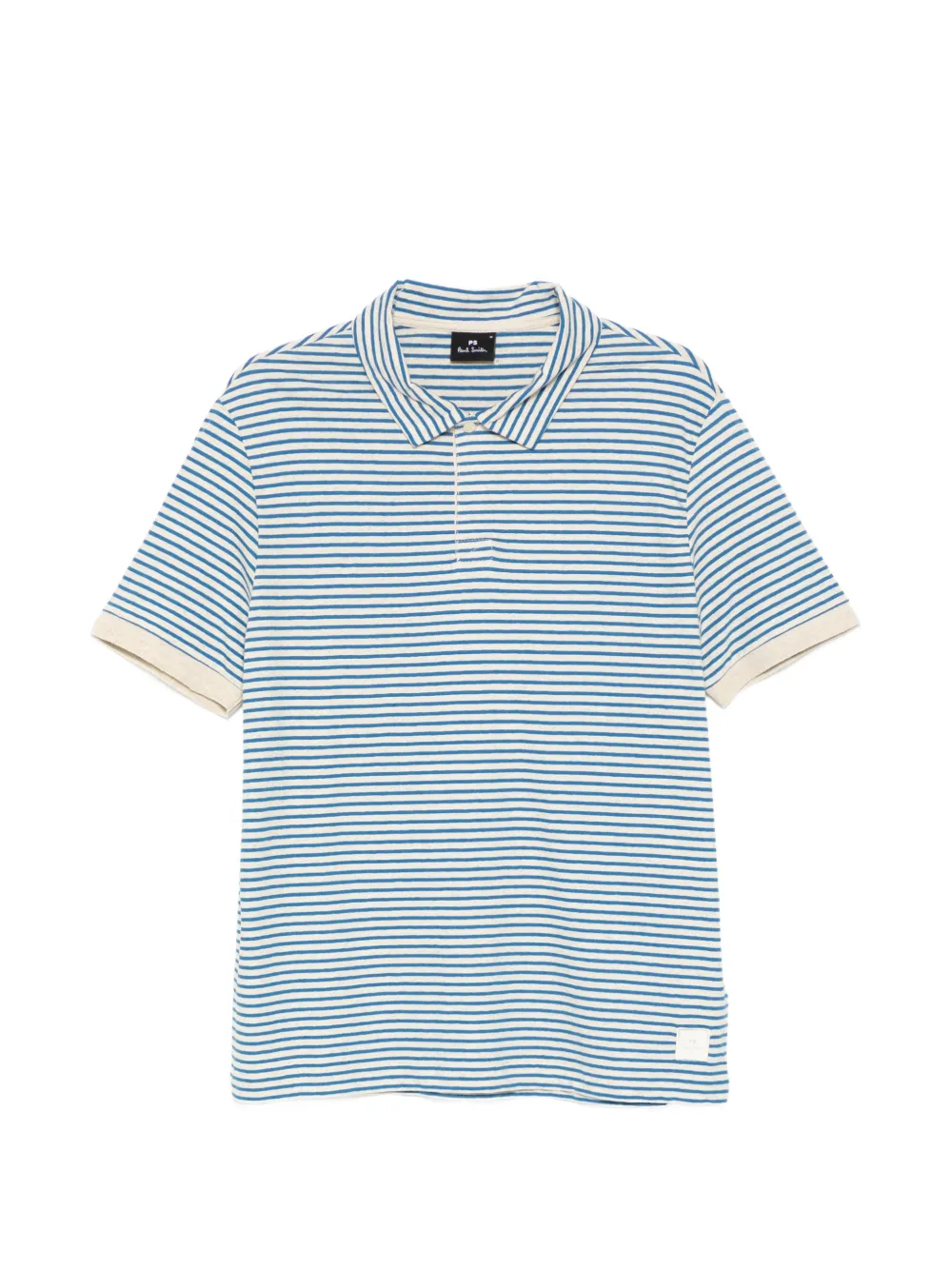 PS Paul Smith striped polo shirt - Blu