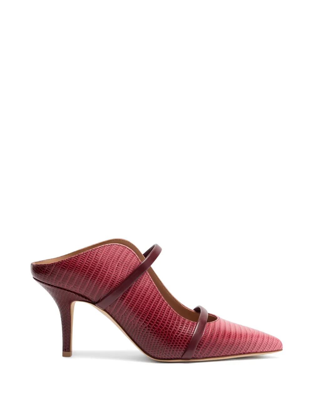 Malone Souliers Maureen leren muiltjes met kleurverloop Rood