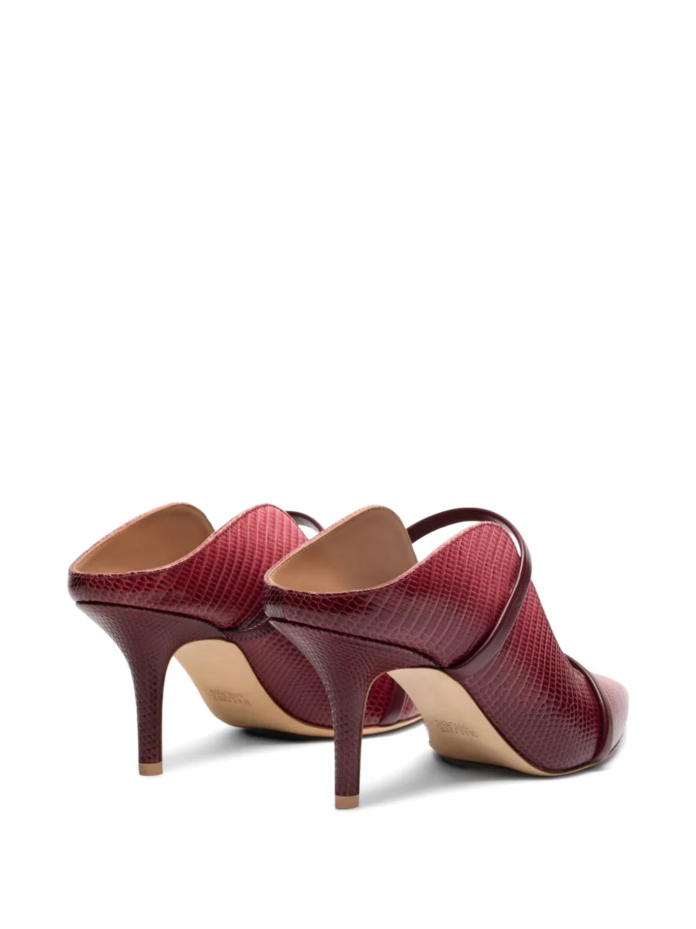 Malone Souliers Maureen leren muiltjes met kleurverloop Rood