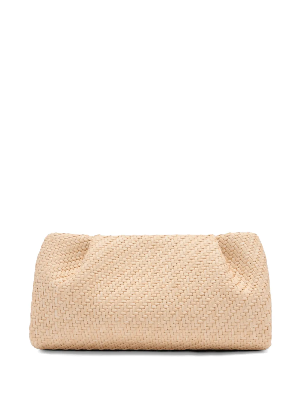  Malone Souliers Flower Raffia Clutch Bag - Neutrals 