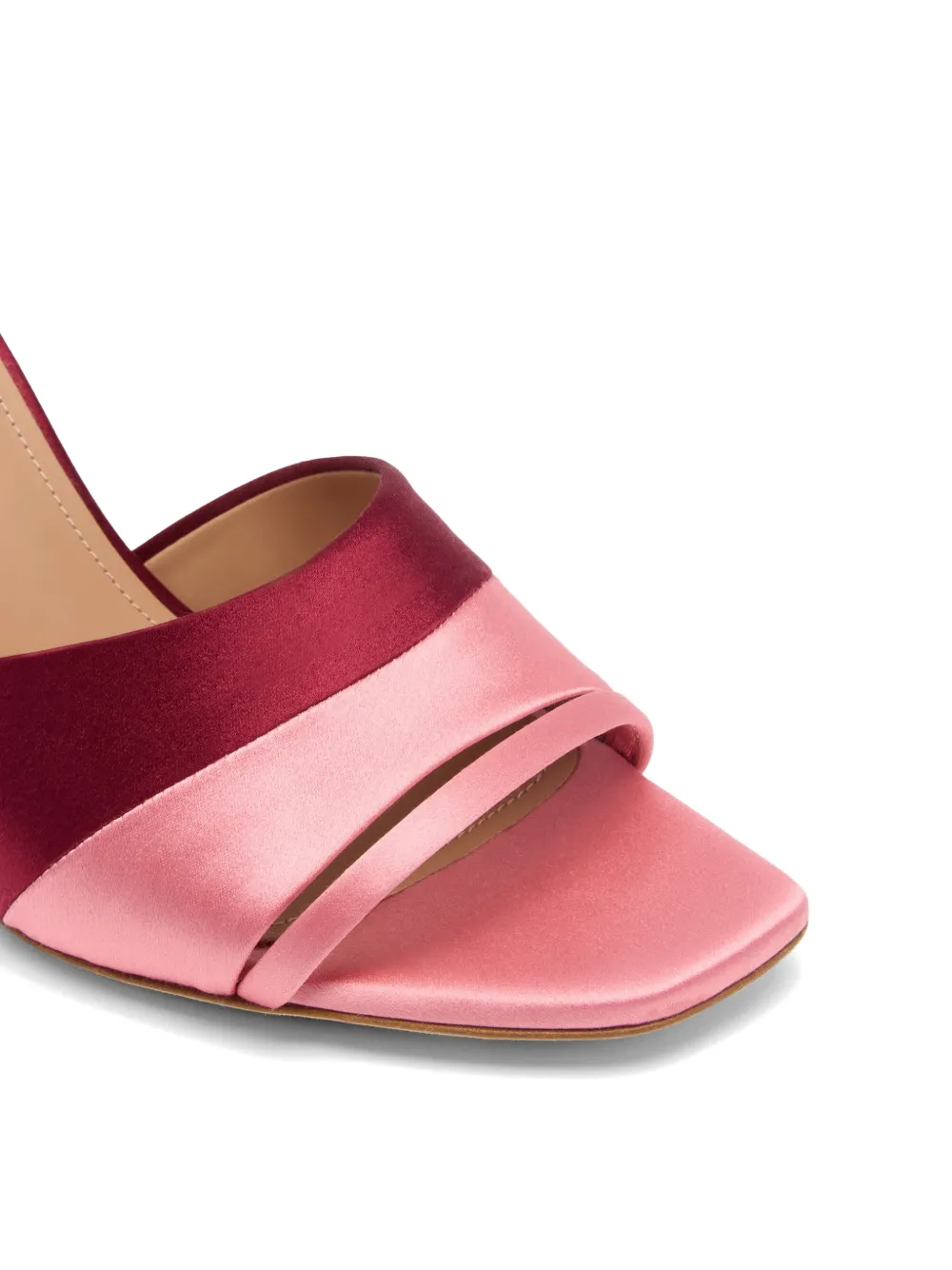 Malone Souliers Roxanne satijnen sandalen Roze