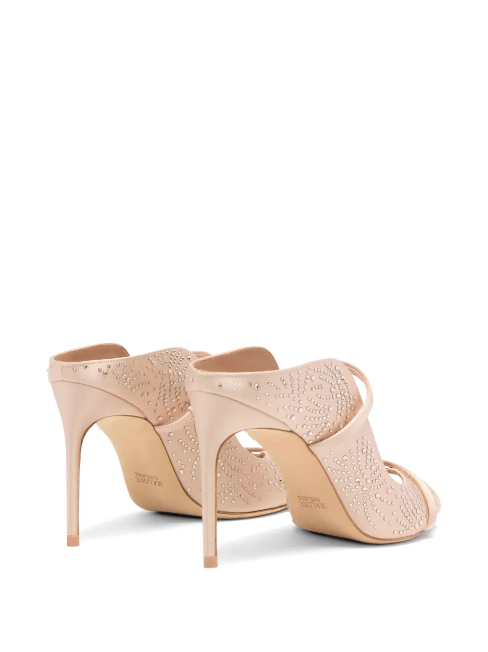 Malone Souliers Noah sandalen verfraaid met kristallen Beige