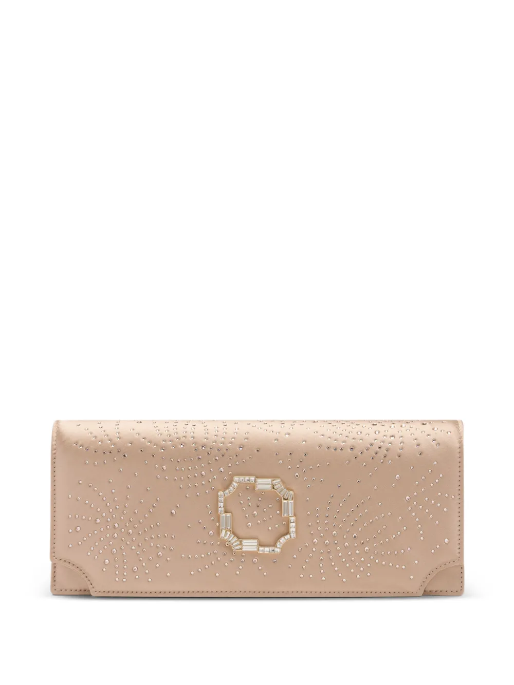 Malone Souliers crystal-embellished vivien clutch - Toni neutri