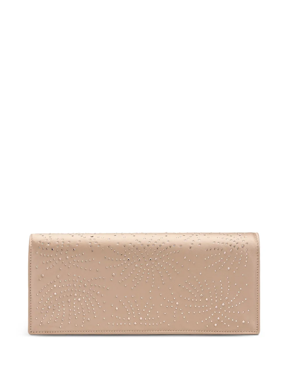 Malone Souliers Vivien clutch verfraaid met kristallen Beige