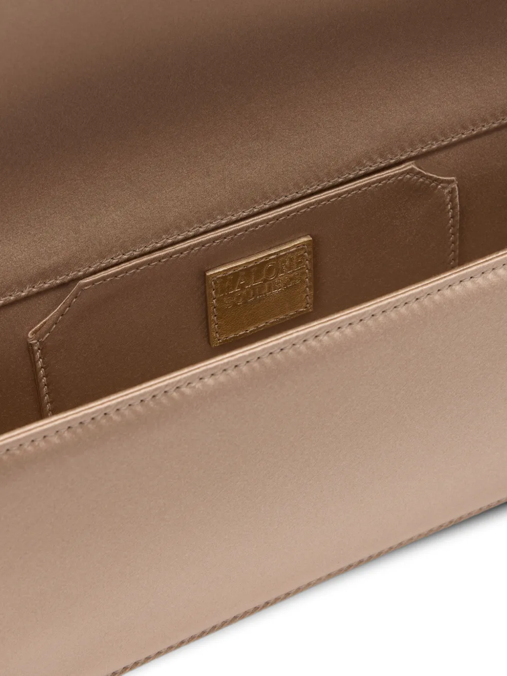 Malone Souliers Vivien clutch verfraaid met kristallen Beige