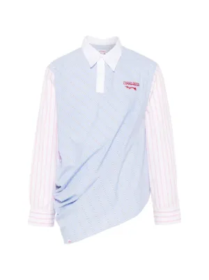 Charles Jeffrey Loverboy ストライプシャツ Charles Jeffrey Loverboy ストライプタイ シャツ | ブルー | FARFETCH JP