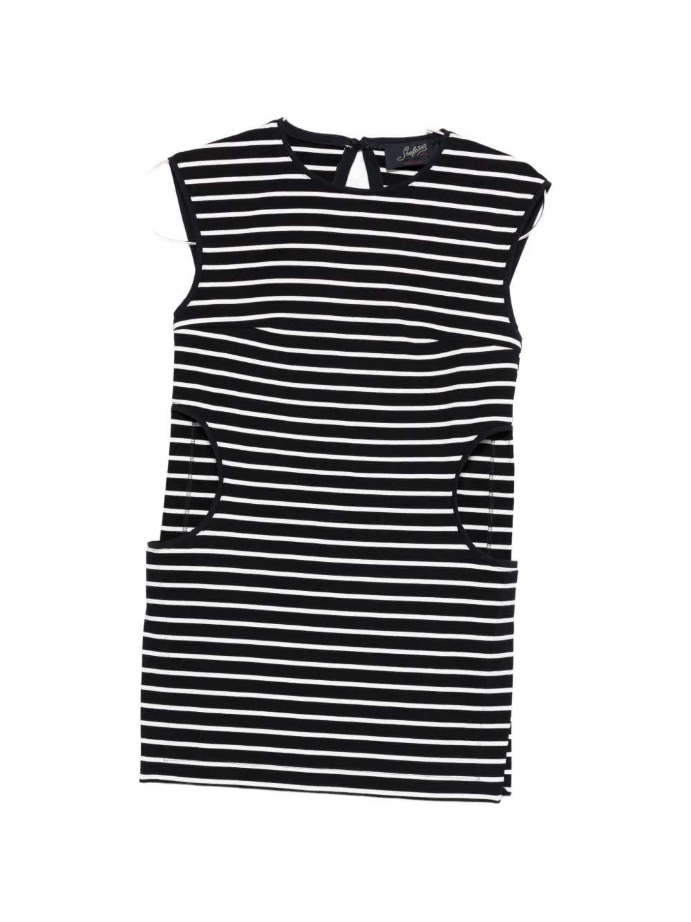 Seafarer striped pocket dress - Blu