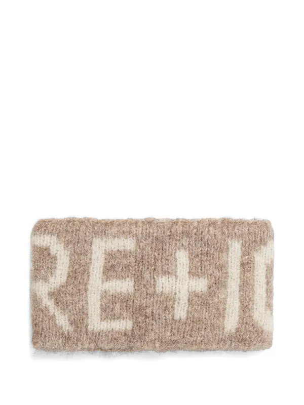 Bogner Hanini Intarsia-knit Headband in Neutrals