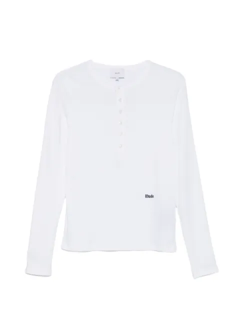 RHUDE button-up long-sleeve T-shirt 