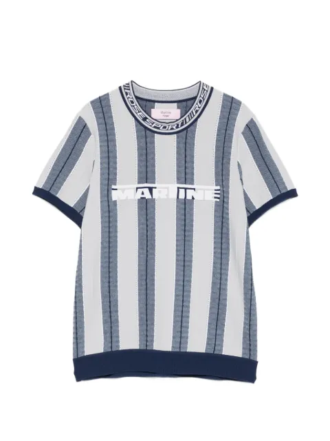 Martine Rose striped graphic T-shirt