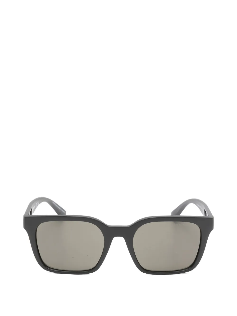 Emporio Armani rectangle-frame sunglasses - Nero