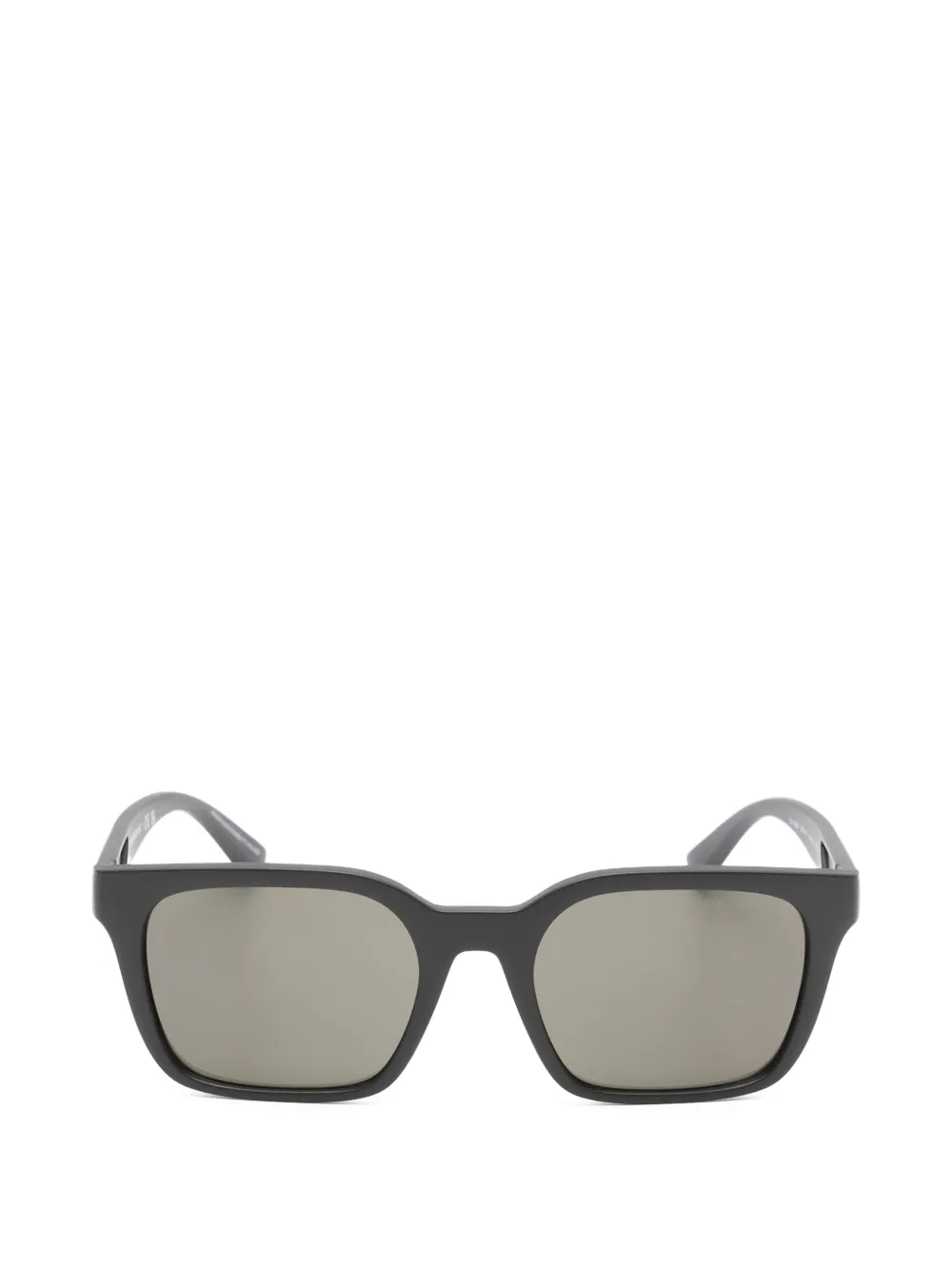 Emporio Armani rectangle-frame sunglasses - Schwarz