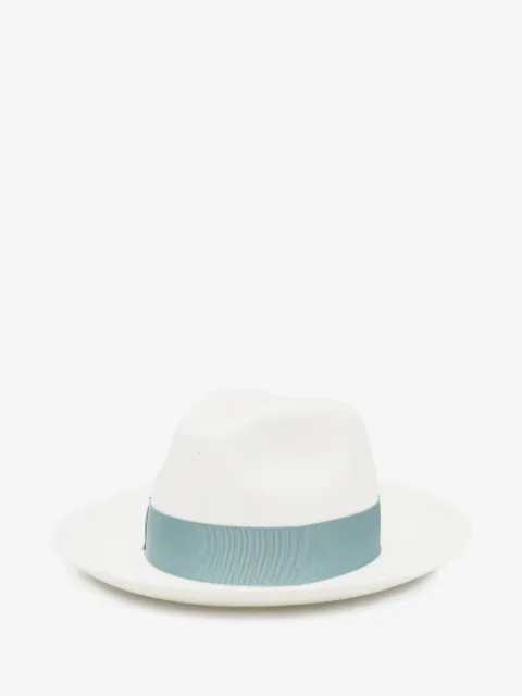 Borsalino ribbon straw hat