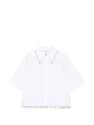 Courrèges クロップド カットアウト Tシャツ | ホワイト | FARFETCH JP