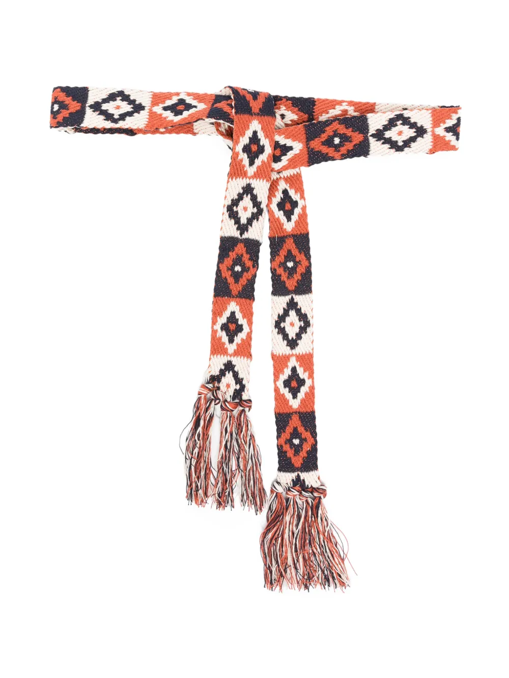 Pierre-Louis Mascia tassel pattern belt - Arancione