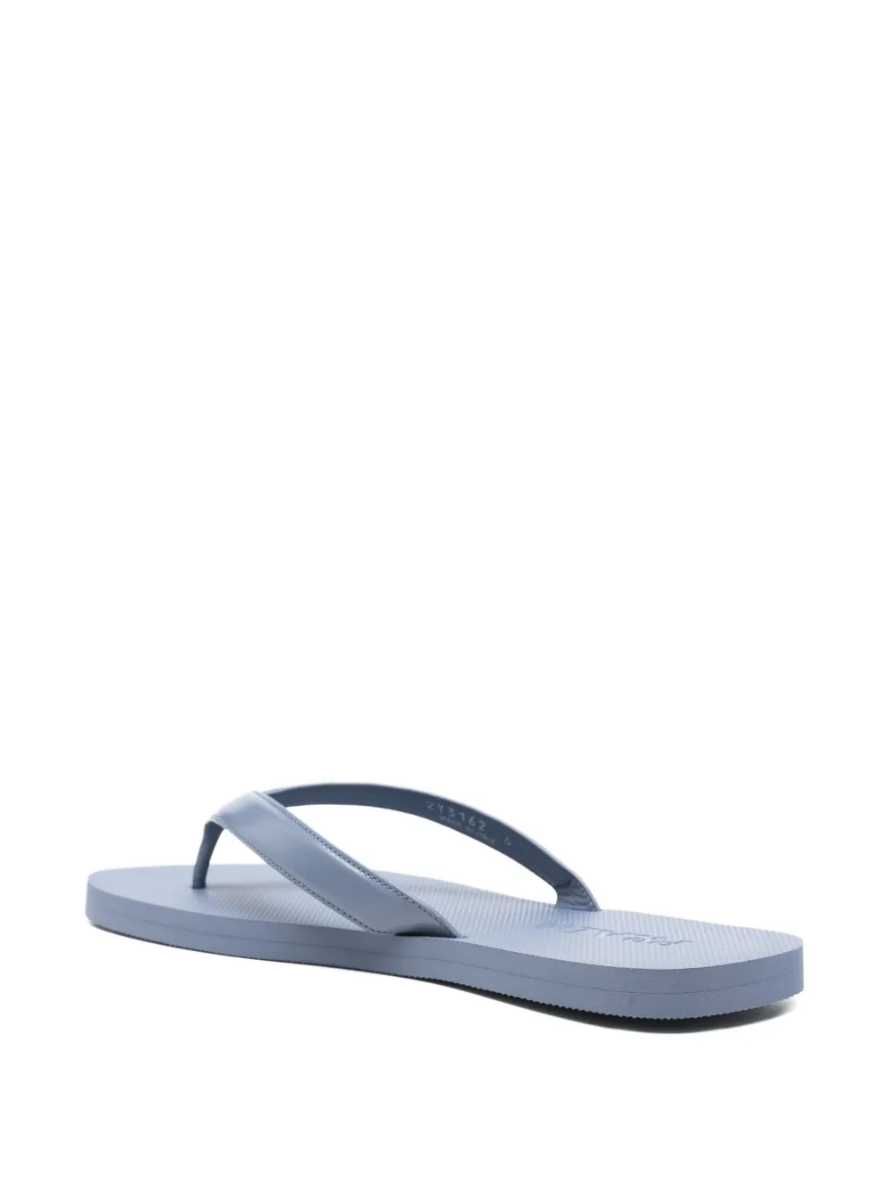 Prada brushed leather flip-flops Blauw