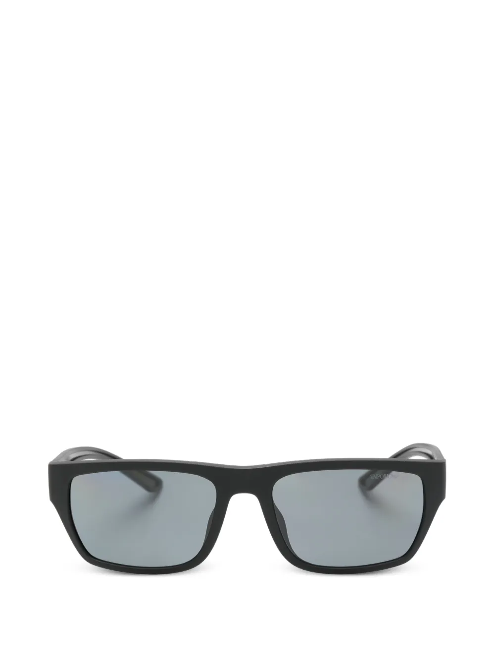 Emporio Armani rectangle frame sunglasses - Nero