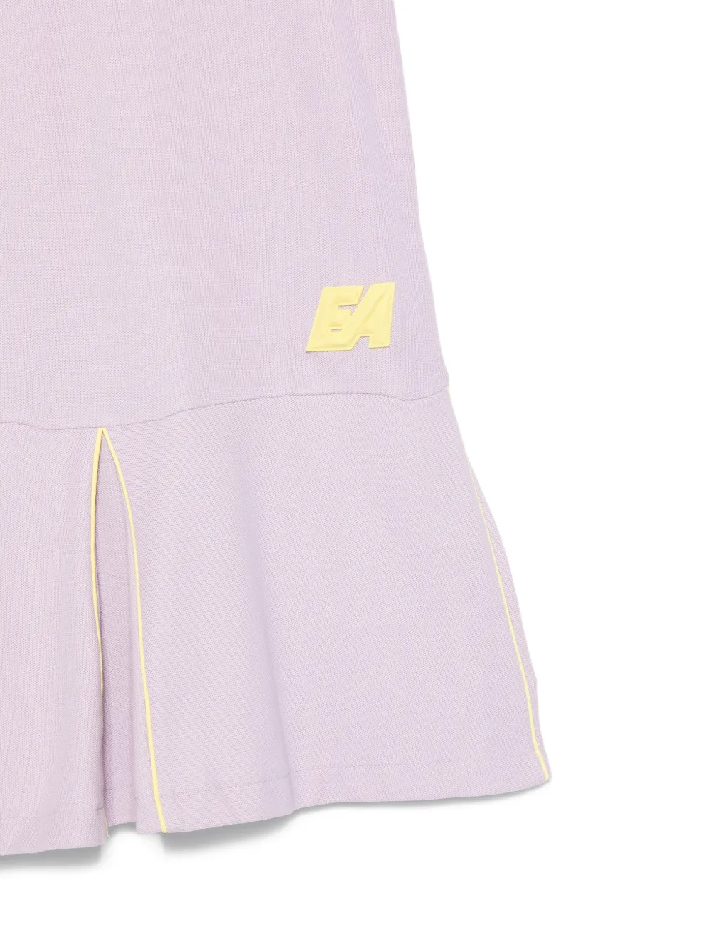 Emporio Armani Kids Jurk met polokraag en logodetail Paars