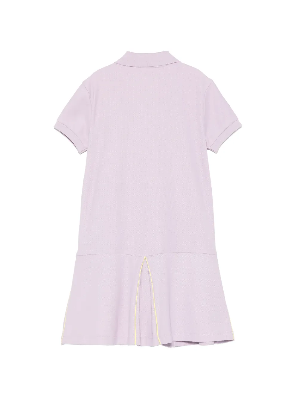 Emporio Armani Kids Jurk met polokraag en logodetail Paars