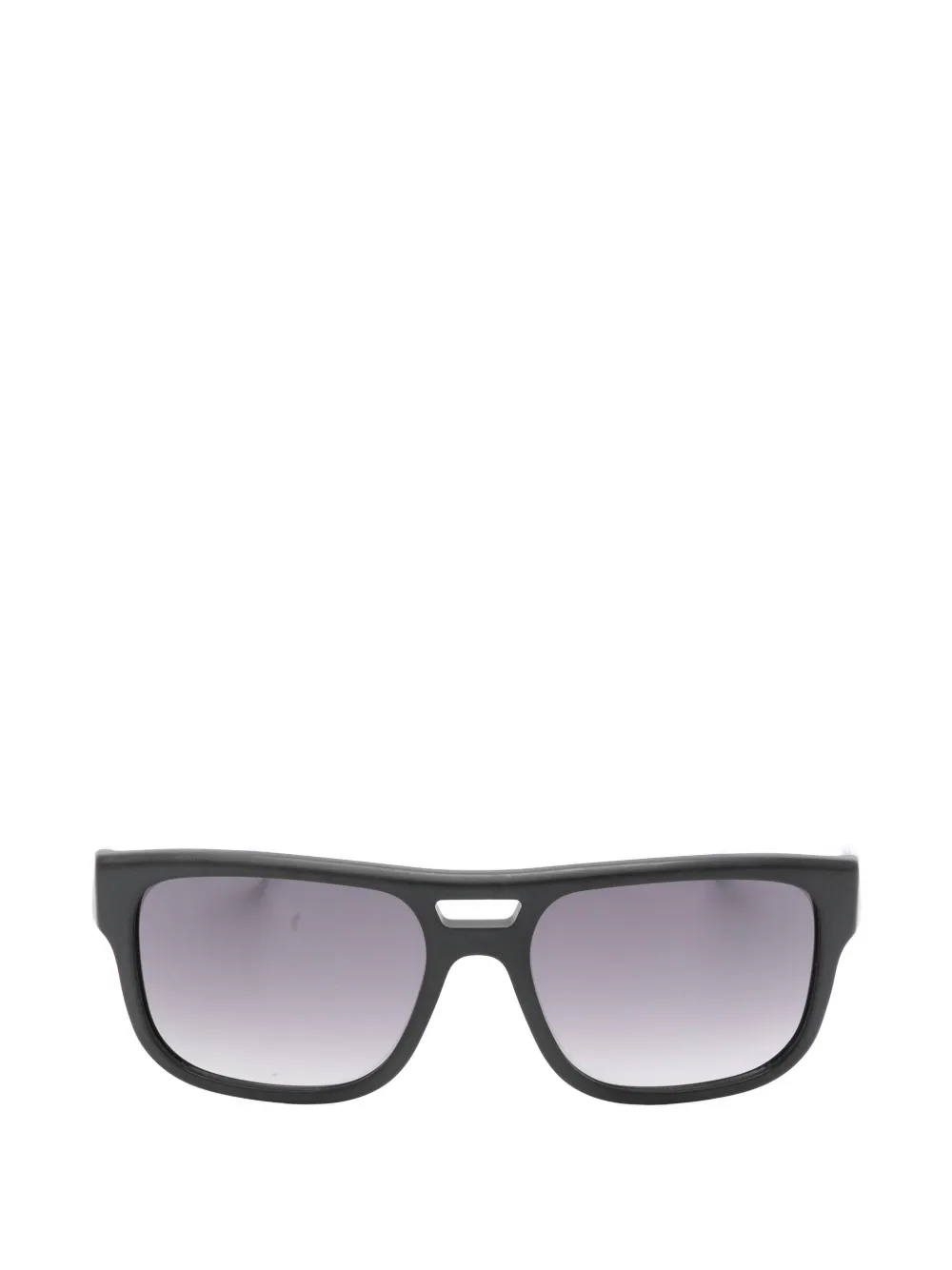 Emporio Armani rectangle-frame sunglasses - Nero
