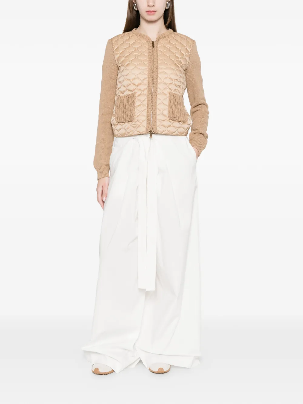  Moncler Quilted Pocket Jacket - Neutrals 