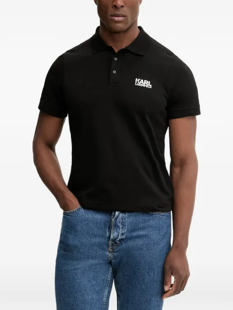 Karl Lagerfeld logo-detail polo shirt