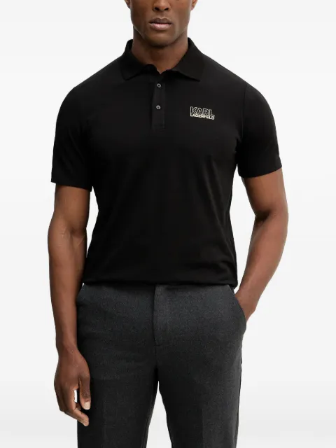 Karl Lagerfeld polo med logo