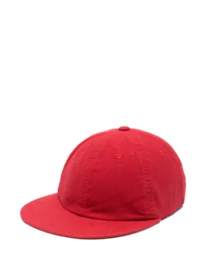 GANNI CAP 赤　ファイアリーレッド　美品　レア GANNI ロゴ キャップ | レッド | FARFETCH JP