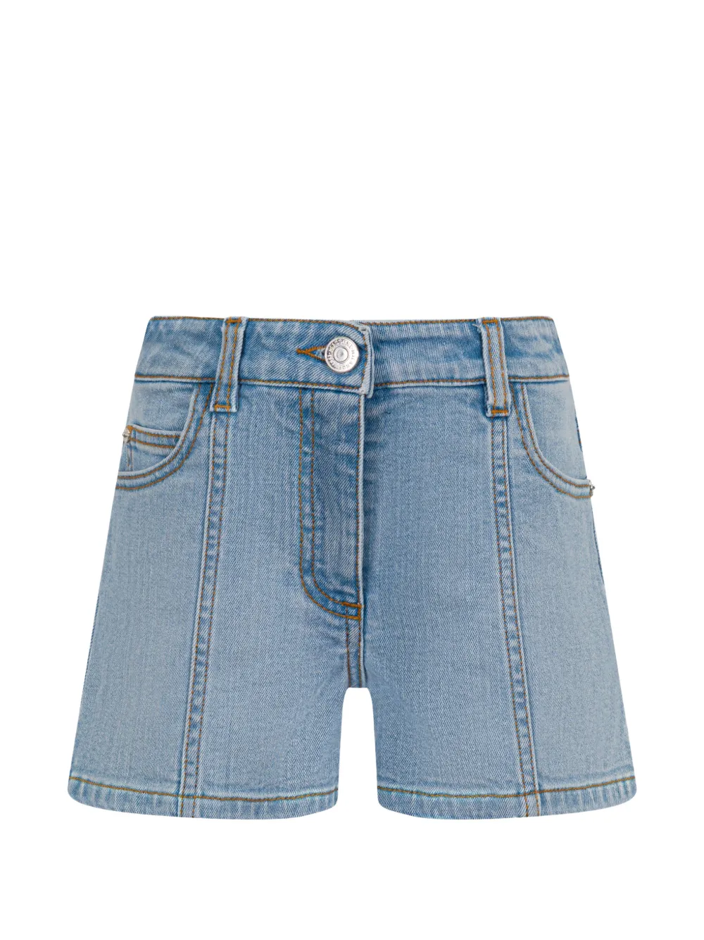 Missoni Kids zigzag-panel shorts - Blau