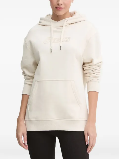 ASICS logo-detailed hoodie