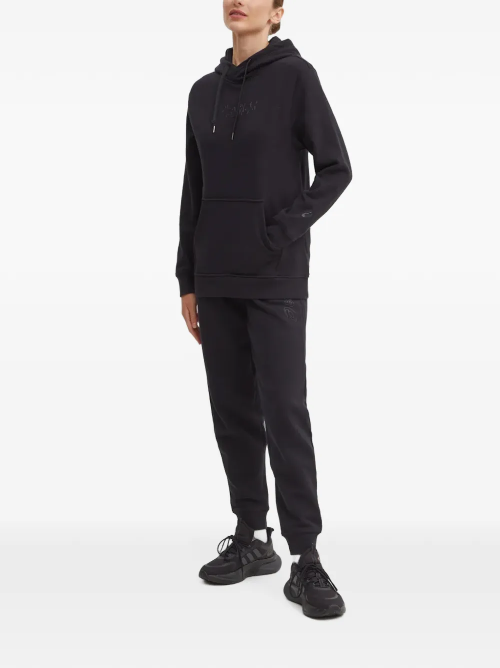 ASICS Hoodie met logoprint Zwart