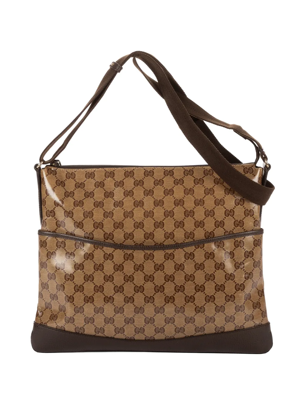 Gucci Pre-Owned monogram-pattern shoulder bag - Toni neutri