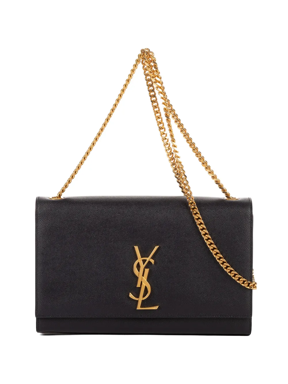 Saint Laurent Pre-Owned Kate chain-strap leather shoulder bag - Schwarz