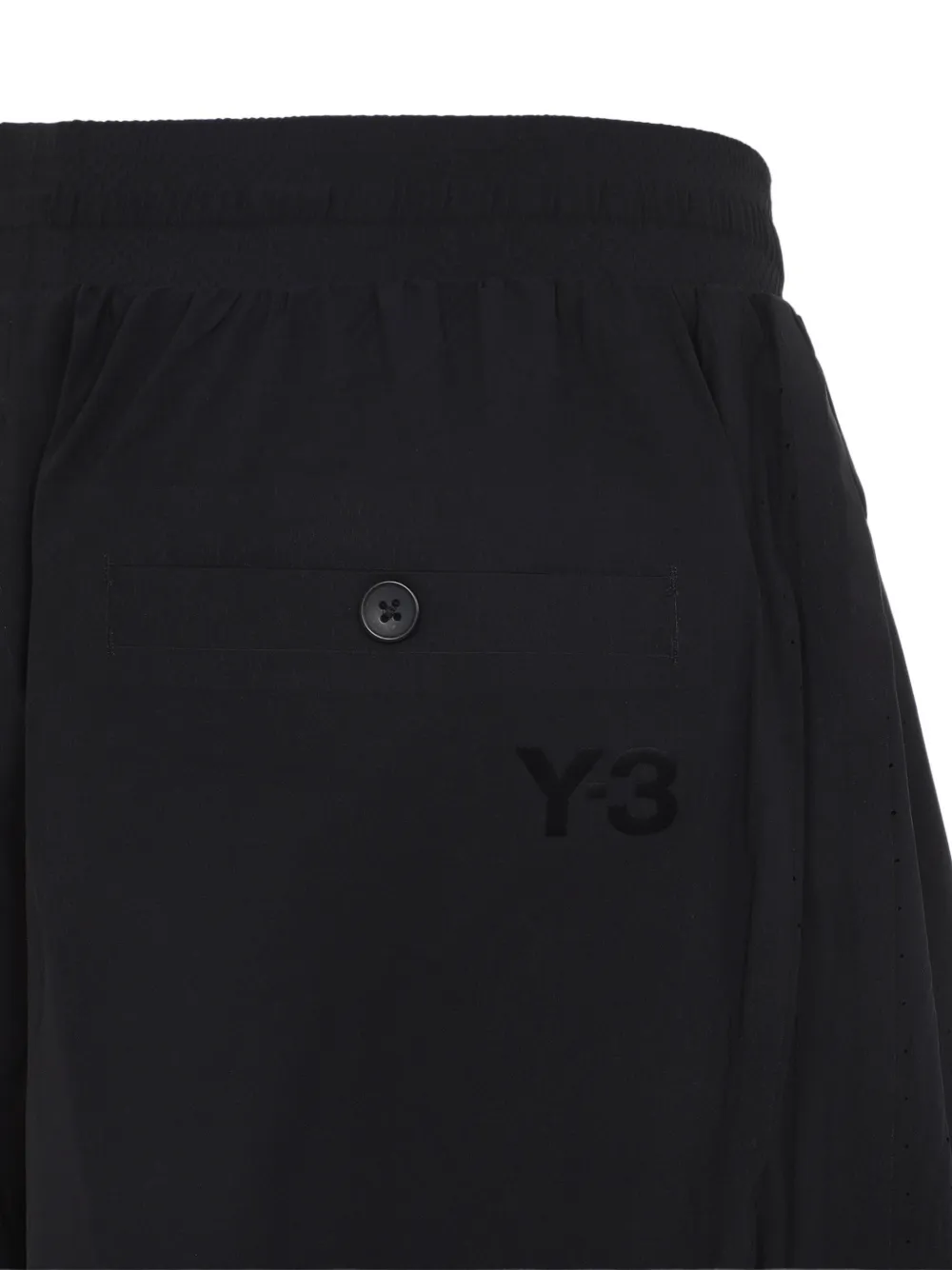 Y-3 Broek met zak met knoop Zwart