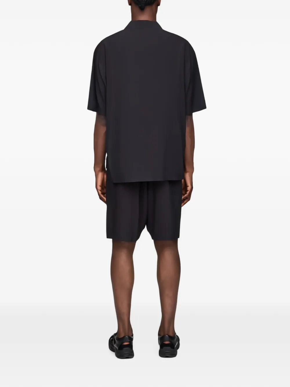 Y-3 Broek met zak met knoop Zwart