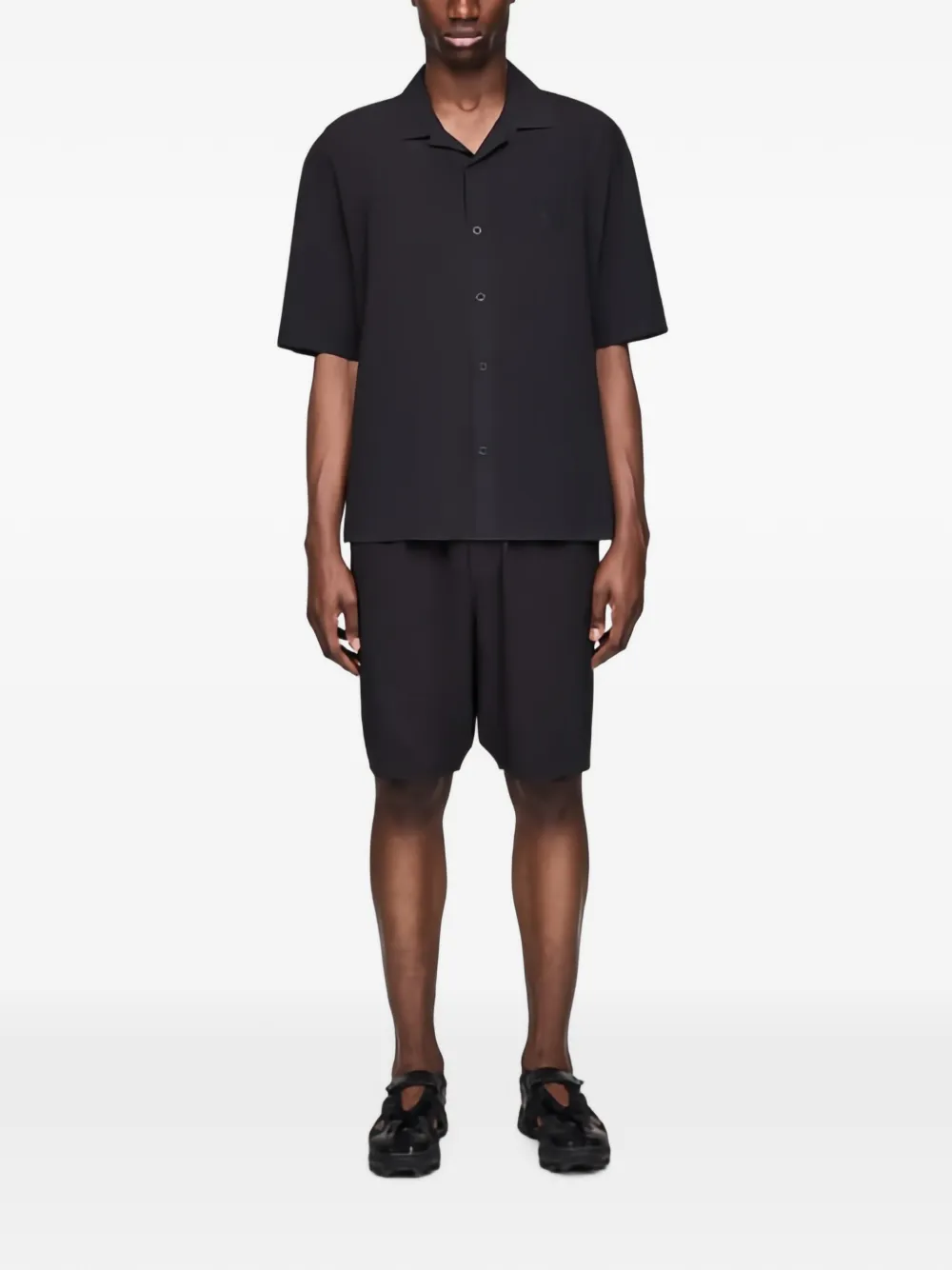 Y-3 Broek met zak met knoop Zwart