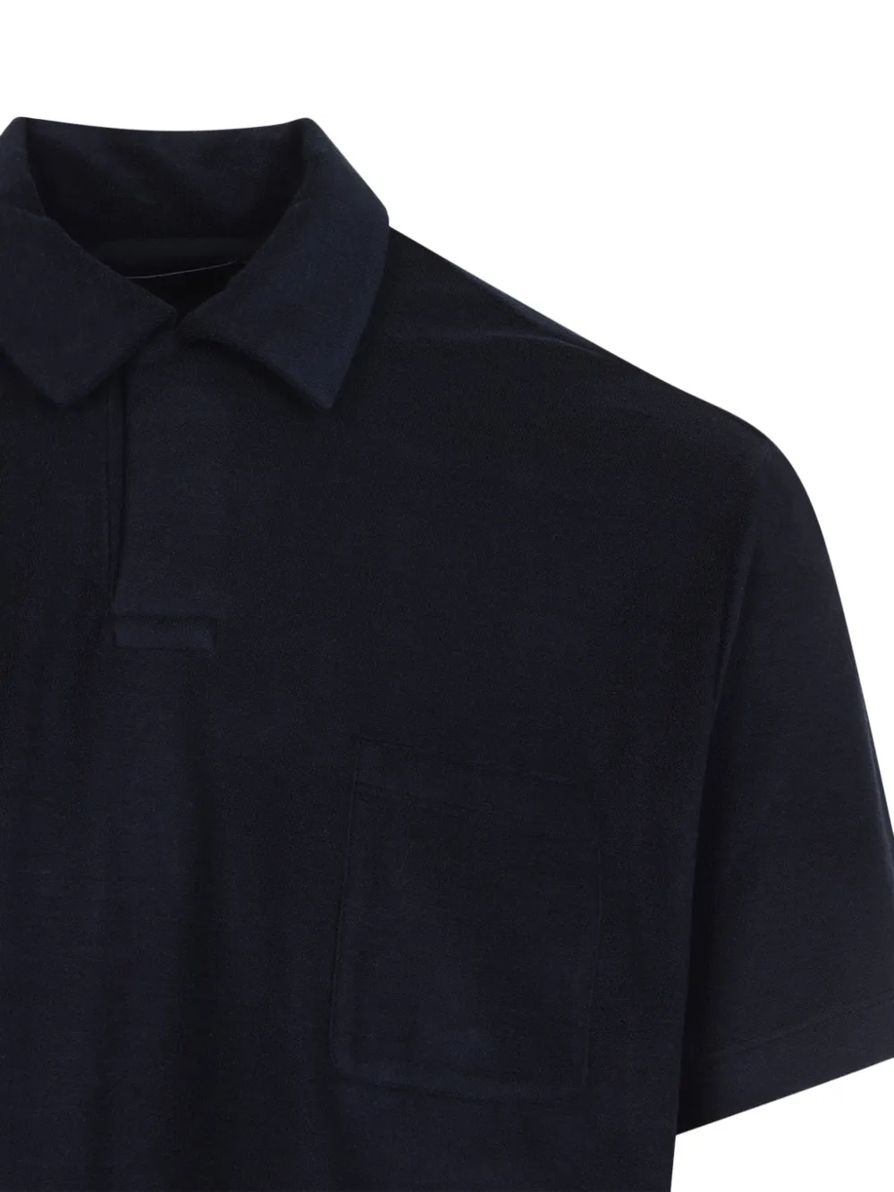 Ralph Lauren Purple Label Poloshirt met zak Blauw