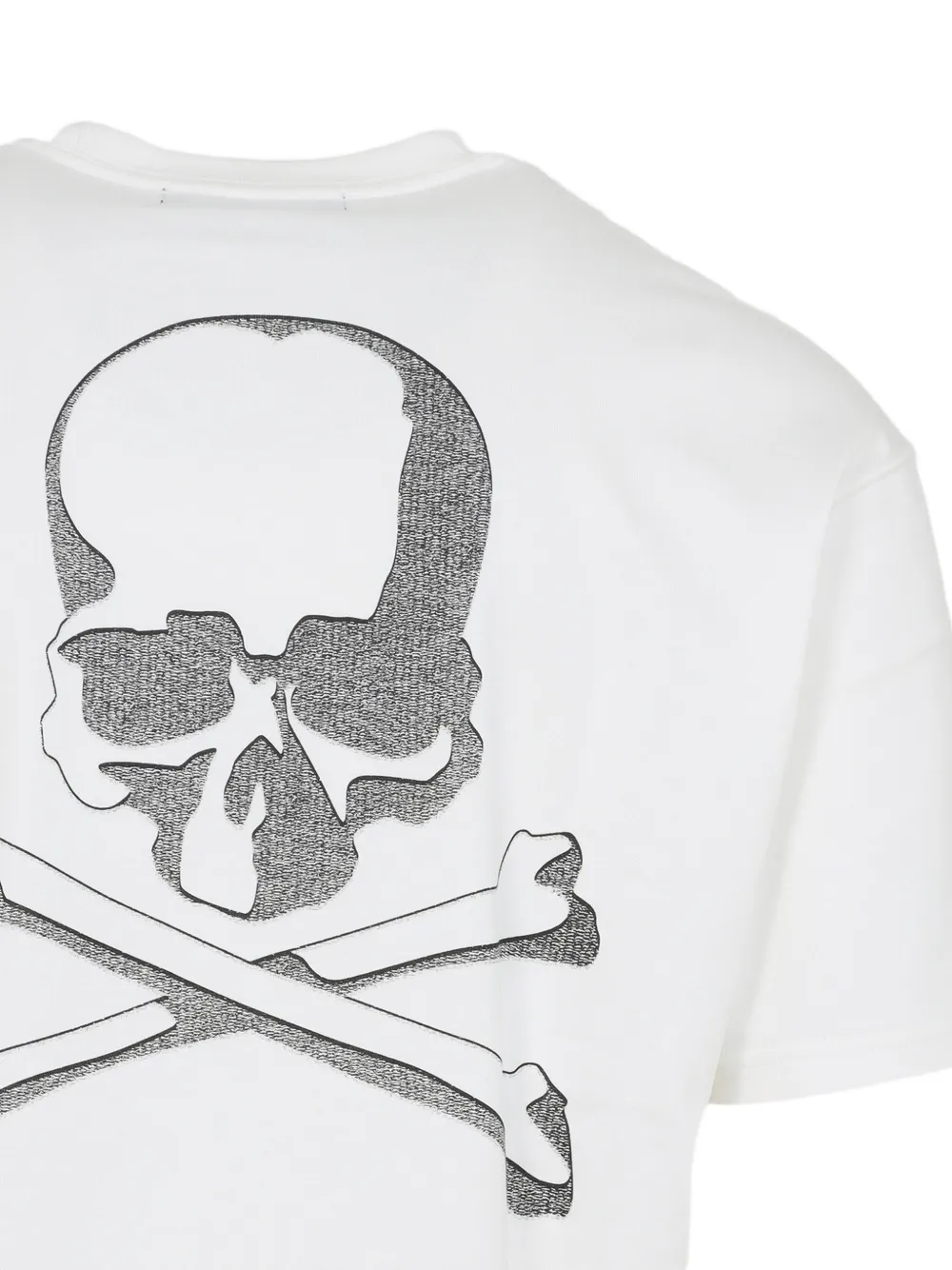 Mastermind Japan T-shirt met doodskopprint Wit