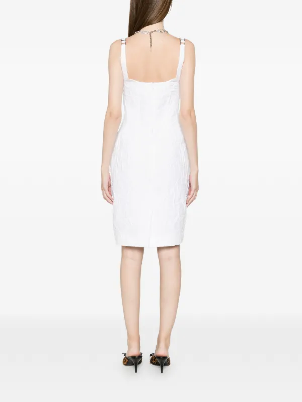 Shushu/tong Bow Pocket Mini Dress - White