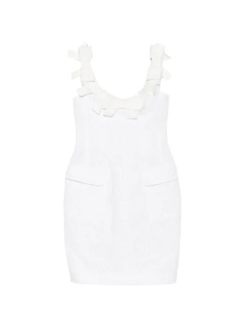 SHUSHU/TONG bow pocket mini dress