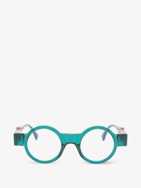 Kuboraum round-frame glasses
