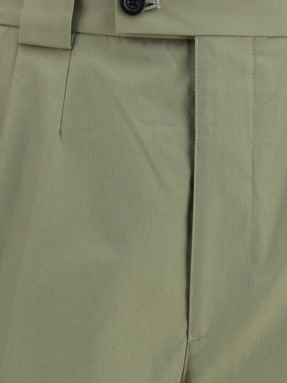 Namacheko Delta katoenen chino shorts Groen