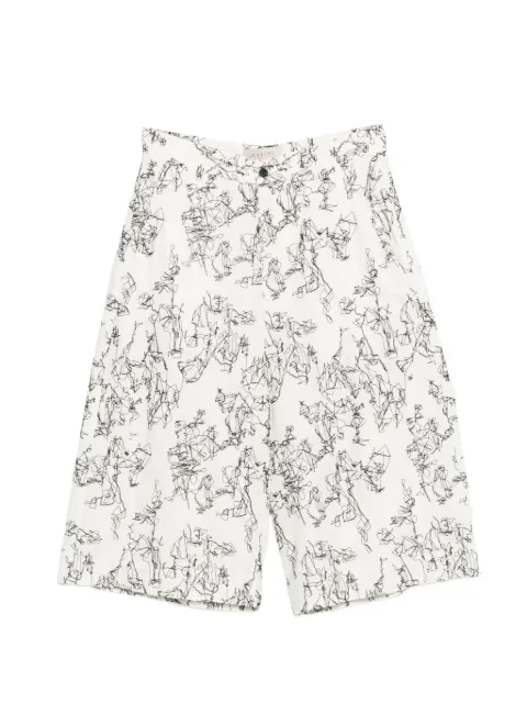 Qasimi embroidered bermuda shorts