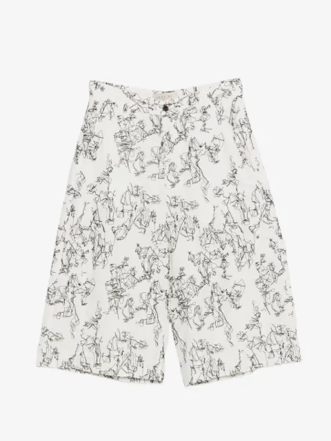Qasimi embroidered bermuda shorts