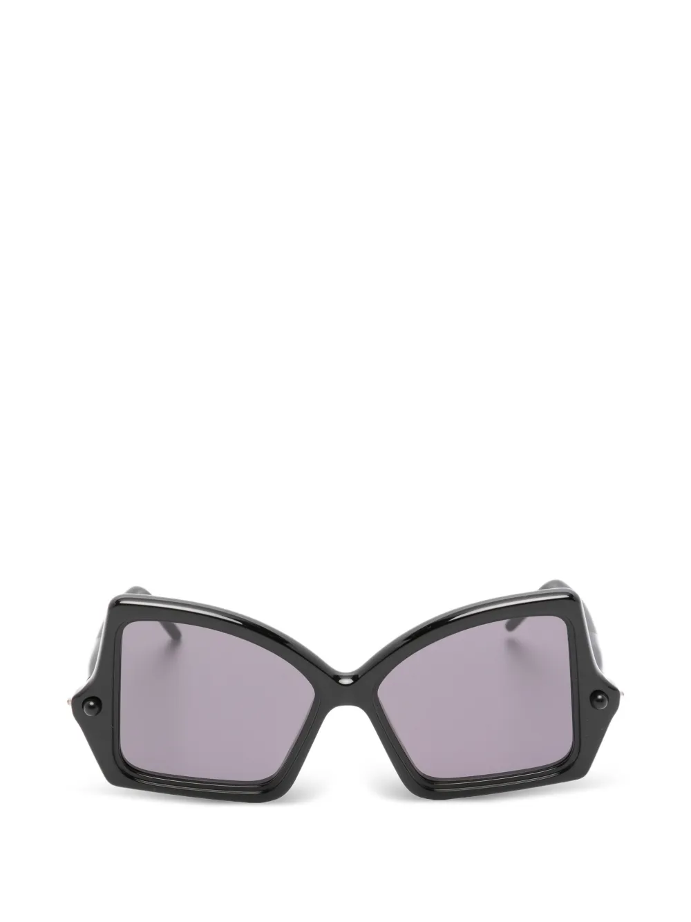 Kuboraum Occhiali da sole squadrati - Nero