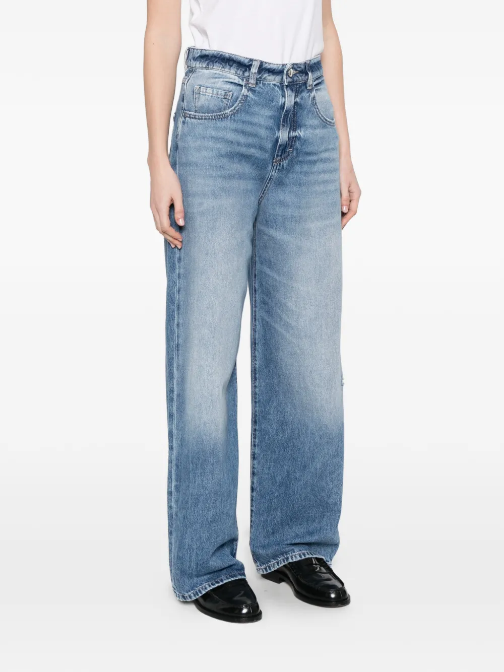  Icon Denim Poppy Distressed Jeans - Blue 